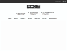Tablet Screenshot of mac-cable.com